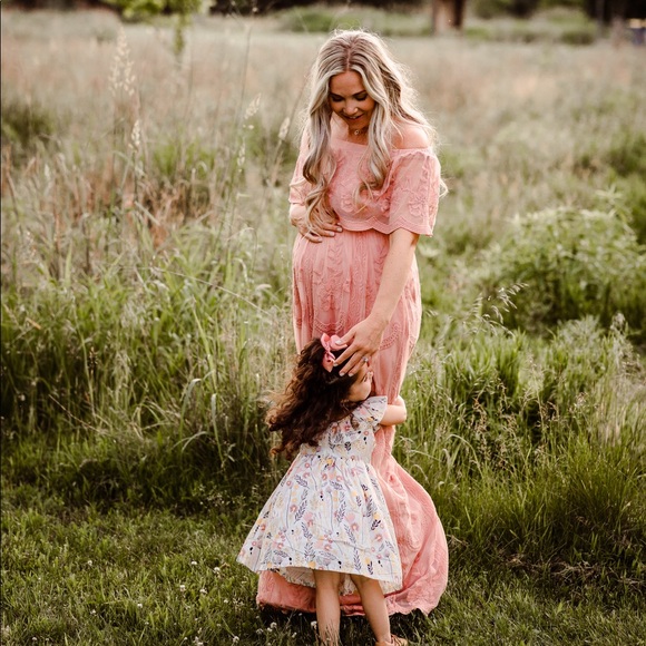 Pinkblush Mauve Maternity Dress! - Picture 2 of 3